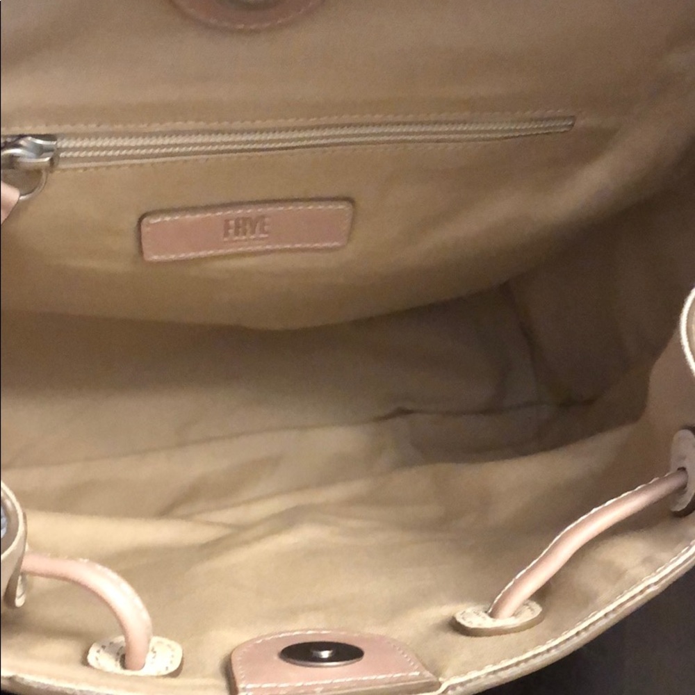 Frye Tan Leather Backpack - Picture 7 of 8